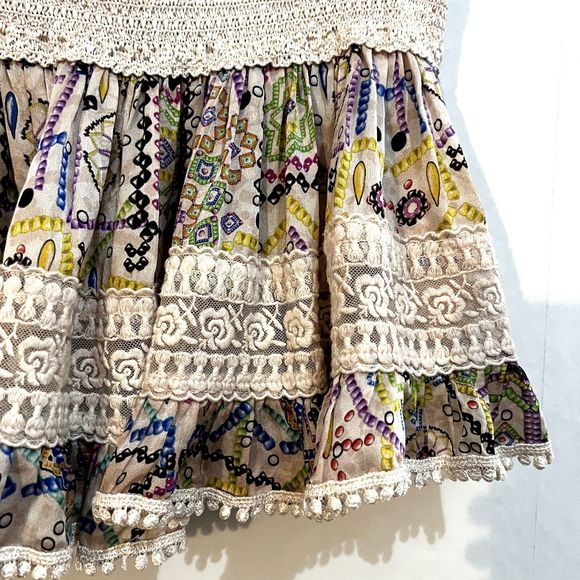 Sunday St. Tropez Silk Skirt M/L - Picture 5 of 6
